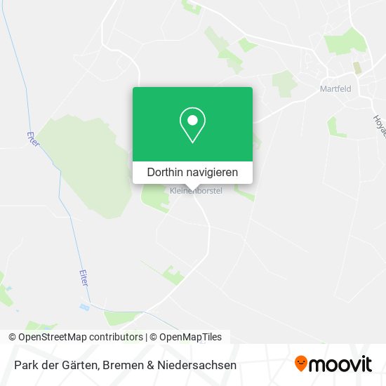 Park der Gärten Karte