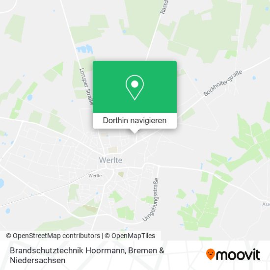 Brandschutztechnik Hoormann Karte