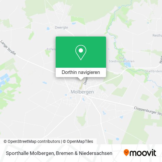 Sporthalle Molbergen Karte