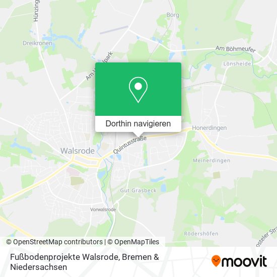 Fußbodenprojekte Walsrode Karte