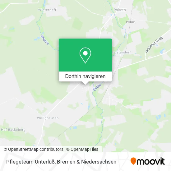 Pflegeteam Unterlüß Karte