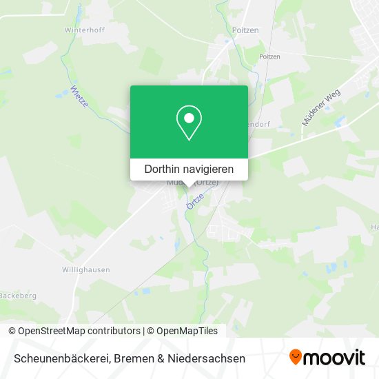 Scheunenbäckerei Karte