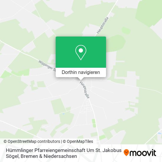 Hümmlinger Pfarreiengemeinschaft Um St. Jakobus Sögel Karte