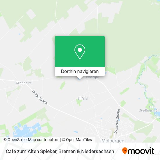 Café zum Alten Spieker Karte
