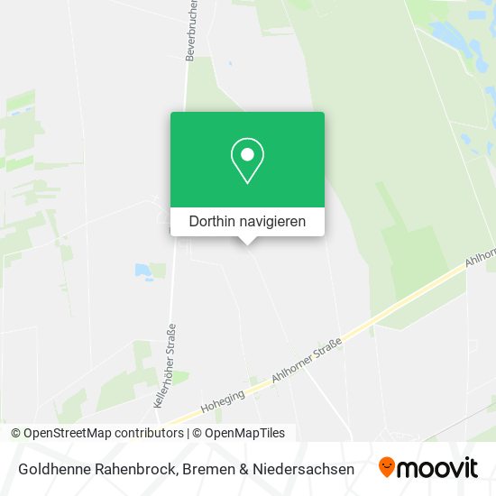 Goldhenne Rahenbrock Karte