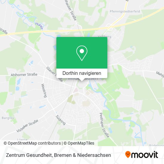 Zentrum Gesundheit Karte