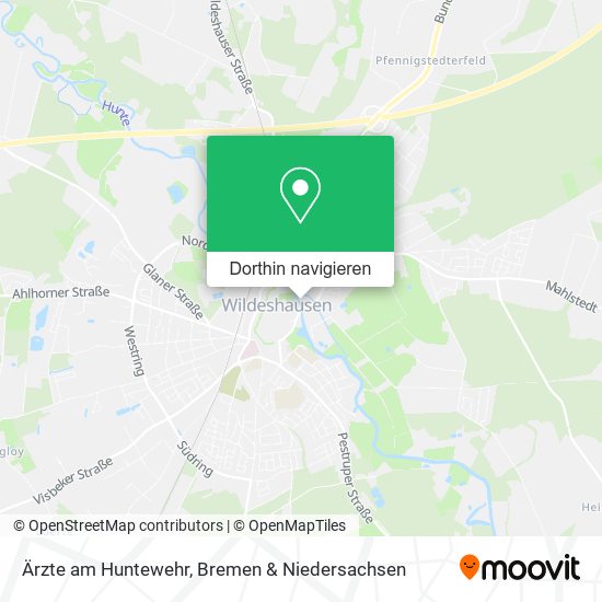 Ärzte am Huntewehr Karte