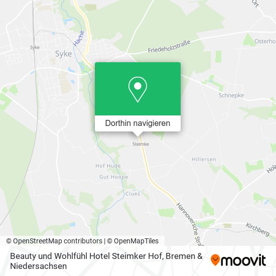 Beauty und Wohlfühl Hotel Steimker Hof Karte