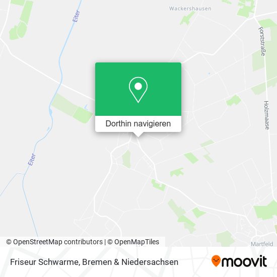 Friseur Schwarme Karte