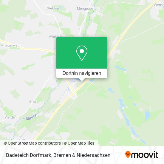 Badeteich Dorfmark Karte