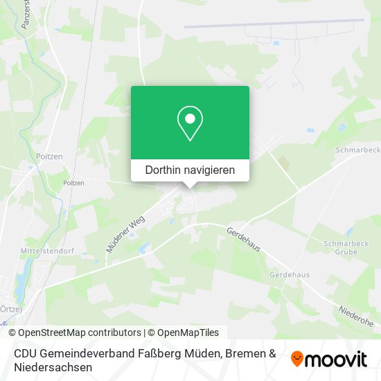 CDU Gemeindeverband Faßberg Müden Karte