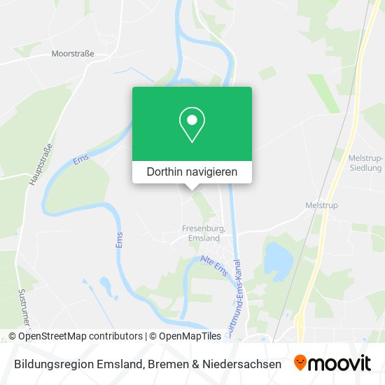 Bildungsregion Emsland Karte