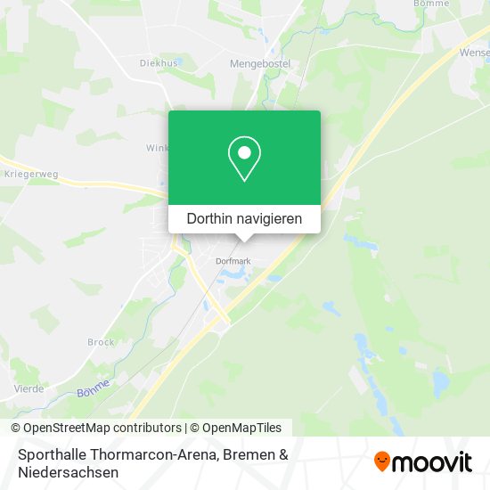 Sporthalle Thormarcon-Arena Karte