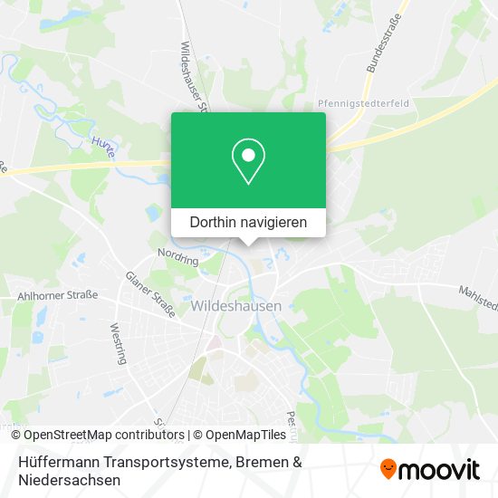 Hüffermann Transportsysteme Karte