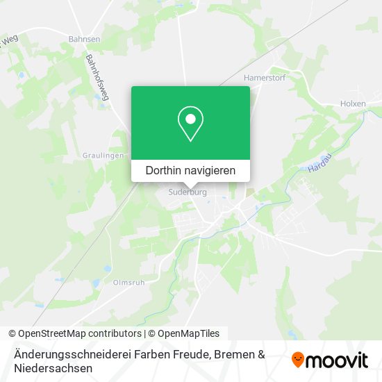 Änderungsschneiderei Farben Freude Karte