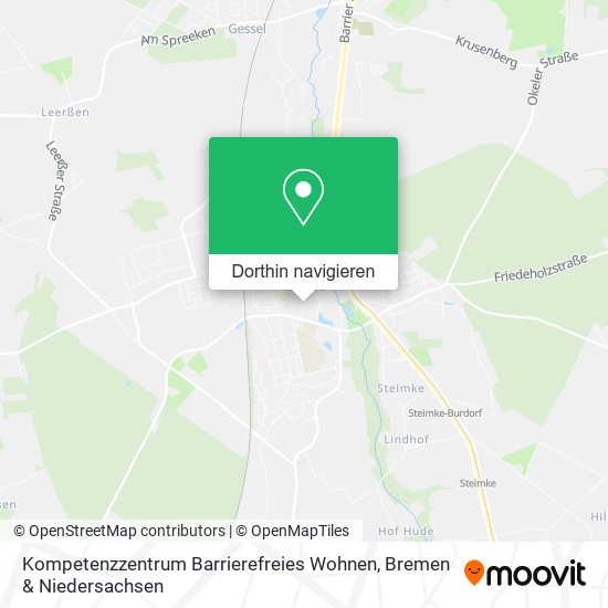 Kompetenzzentrum Barrierefreies Wohnen Karte