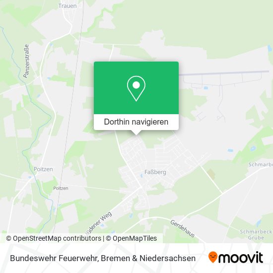 Bundeswehr Feuerwehr Karte