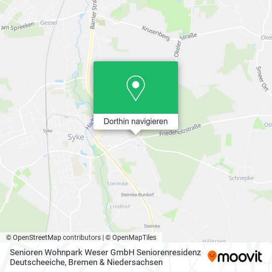 Senioren Wohnpark Weser GmbH Seniorenresidenz Deutscheeiche Karte