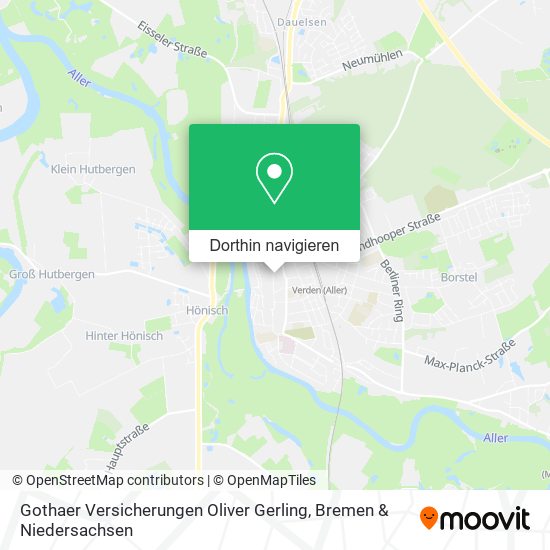 Gothaer Versicherungen Oliver Gerling Karte
