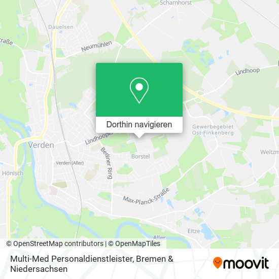 Multi-Med Personaldienstleister Karte