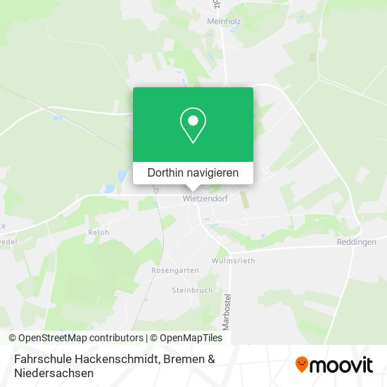 Fahrschule Hackenschmidt Karte