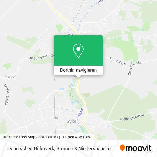 Technisches Hilfswerk Karte