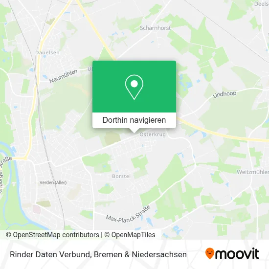 Rinder Daten Verbund Karte