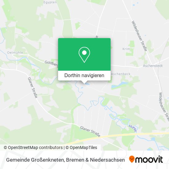 Gemeinde Großenkneten Karte