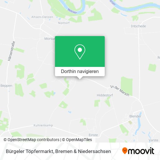 Bürgeler Töpfermarkt Karte