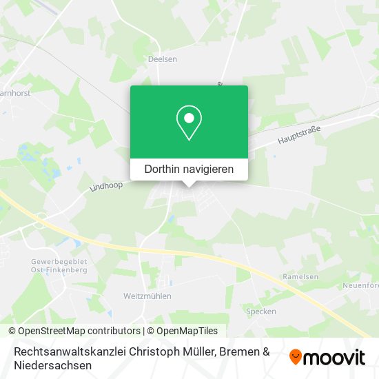 Rechtsanwaltskanzlei Christoph Müller Karte