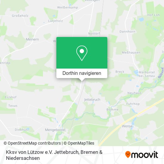 Kksv von Lützow e.V. Jettebruch Karte