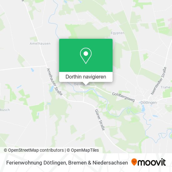 Ferienwohnung Dötlingen Karte