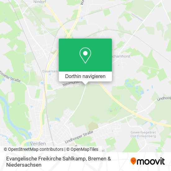 Evangelische Freikirche Sahlkamp Karte