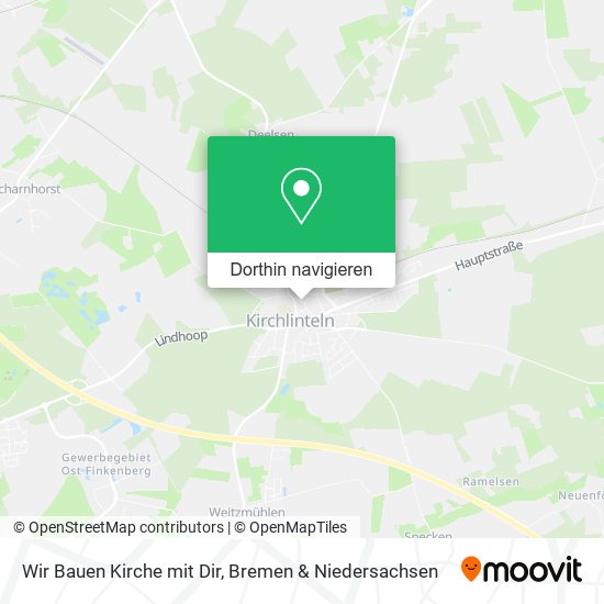 Wir Bauen Kirche mit Dir Karte