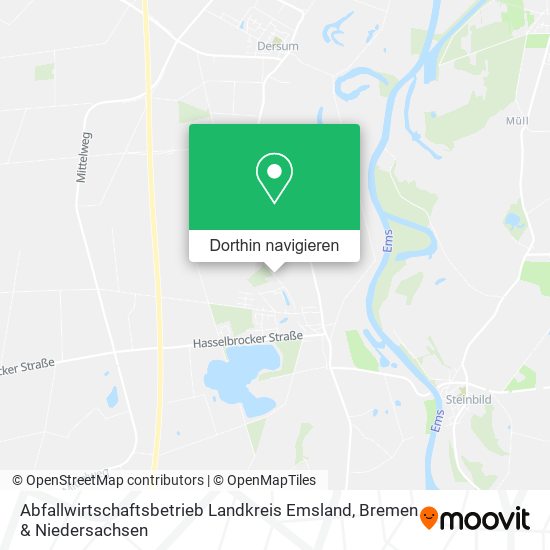Abfallwirtschaftsbetrieb Landkreis Emsland Karte