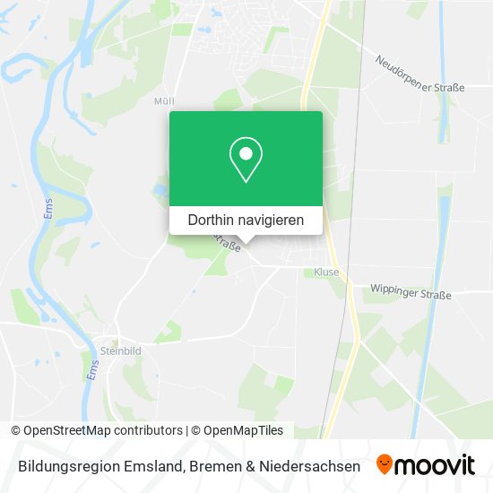 Bildungsregion Emsland Karte