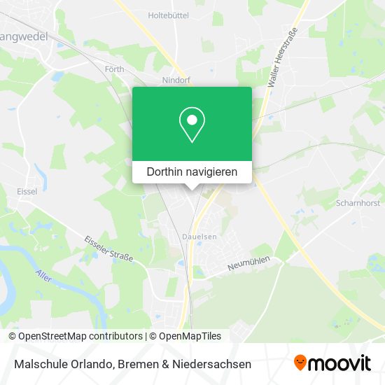Malschule Orlando Karte
