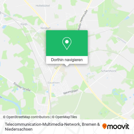 Telecommunication-Multimedia-Network Karte