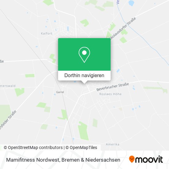 Mamifitness Nordwest Karte