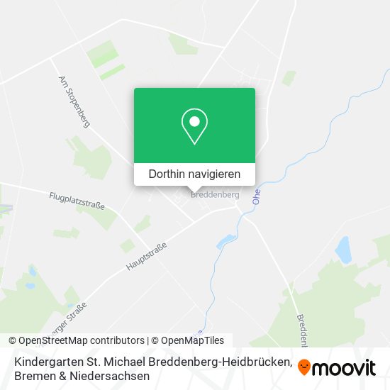 Kindergarten St. Michael Breddenberg-Heidbrücken Karte