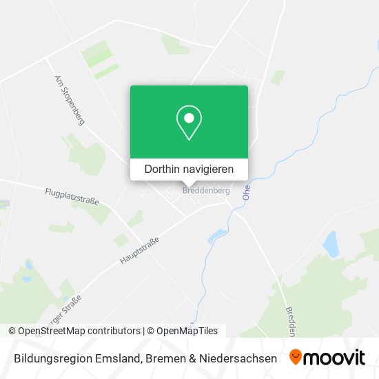 Bildungsregion Emsland Karte