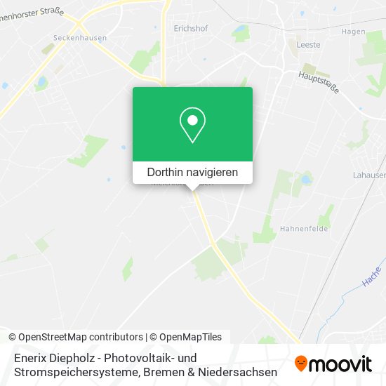 Enerix Diepholz - Photovoltaik- und Stromspeichersysteme Karte