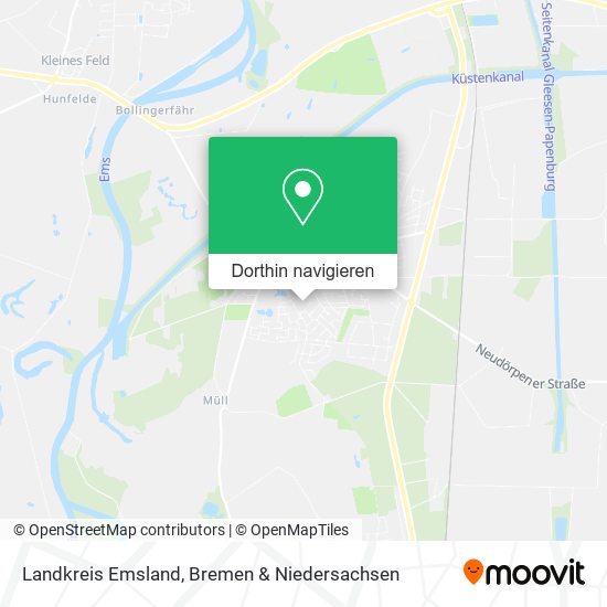 Landkreis Emsland Karte