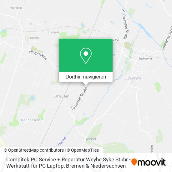 Compitek PC Service + Reparatur Weyhe Syke Stuhr - Werkstatt für PC Laptop Karte