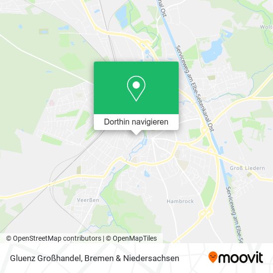 Gluenz Großhandel Karte