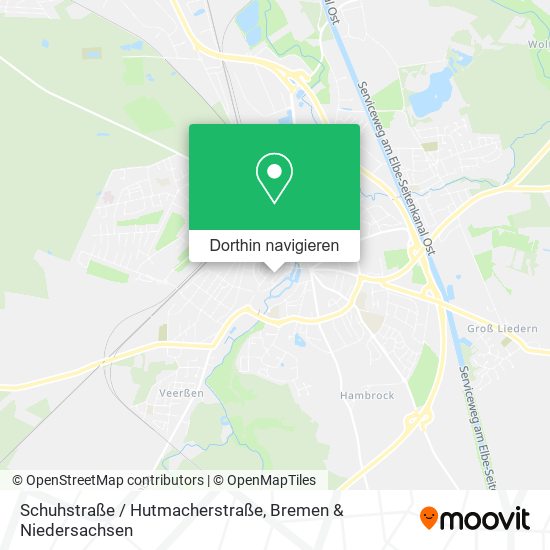 Schuhstraße / Hutmacherstraße Karte