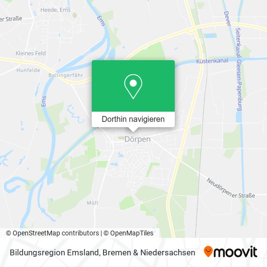 Bildungsregion Emsland Karte