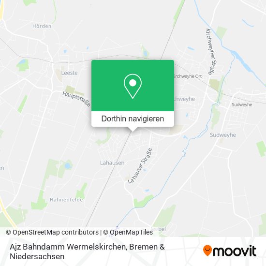 Ajz Bahndamm Wermelskirchen Karte