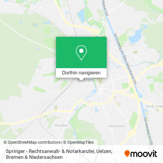 Springer - Rechtsanwalt- & Notarkanzlei, Uelzen Karte