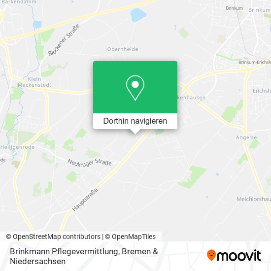 Brinkmann Pflegevermittlung Karte